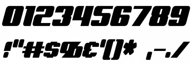 Kreon Condensed Italic Font OTHER CHARS