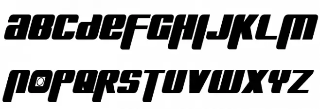 Kreon Condensed Italic フォント 大文字