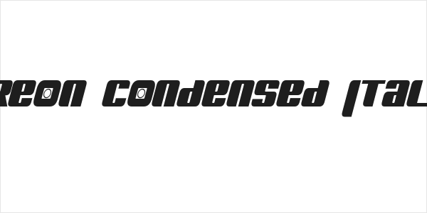 Kreon Condensed Italic Logo