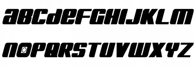 Kreon Condensed Italic Font LOWERCASE