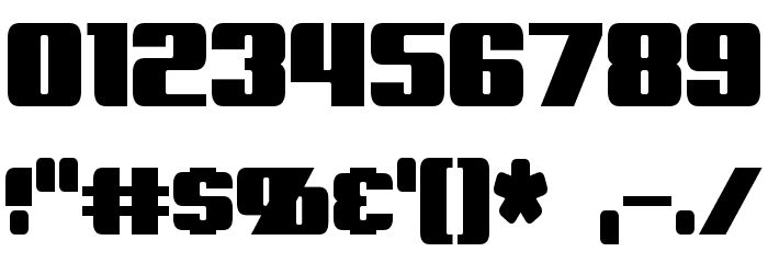 Kreon Condensed Font OTHER CHARS