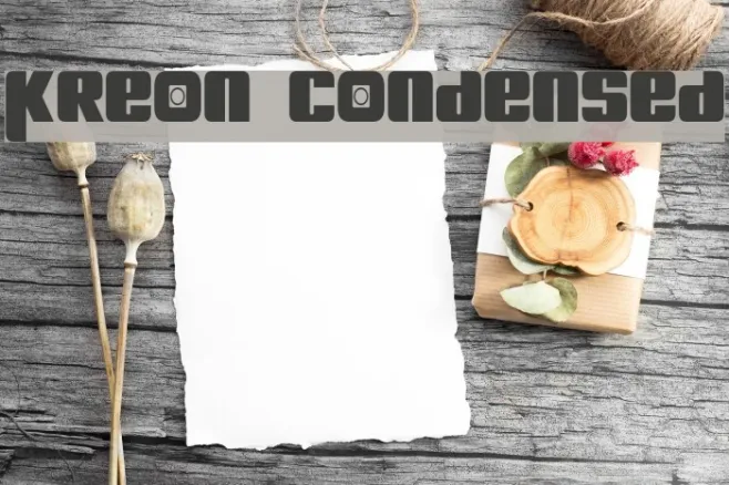 Kreon Condensed Example 3