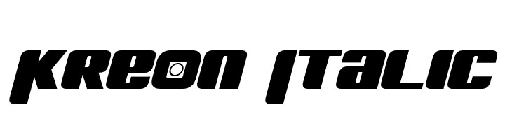 Kreon Italic  font caratteri gratis
