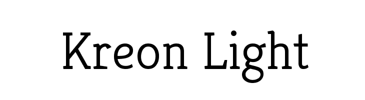 Kreon Light Font
