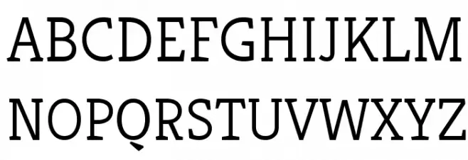 Kreon Light Schriftart Groß