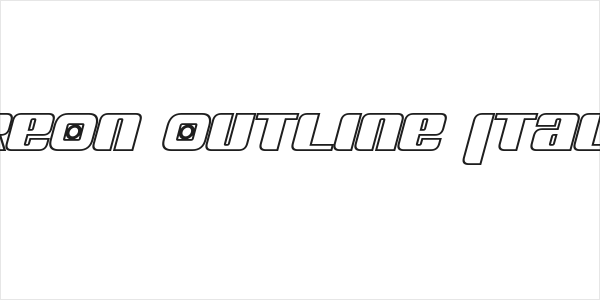 Kreon Outline Italic Logo