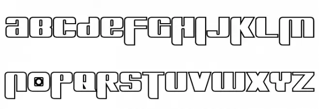 Kreon Outline Polices MAJUSCULES