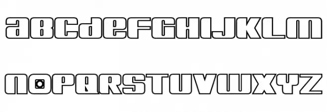 Kreon Outline Polices MINUSCULES