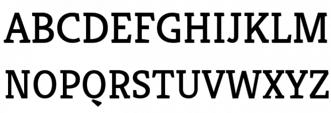 Kreon Regular フォント 大文字