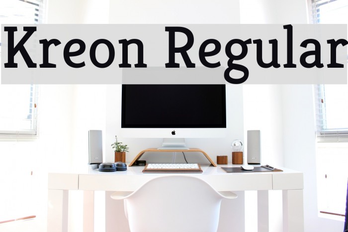 Kreon Regular Font examples