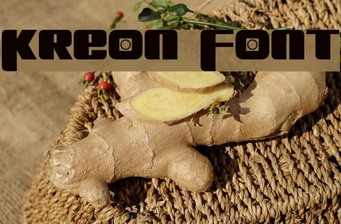 Kreon Font examples