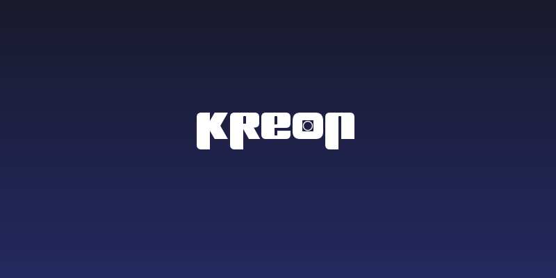 Kreon Social Header