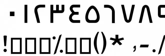 Kreshma Font OTHER CHARS