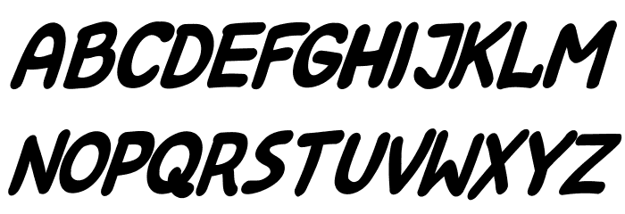 Kreskwka Italic Font LOWERCASE