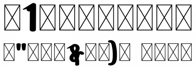 KretegdemoRegular Font OTHER CHARS