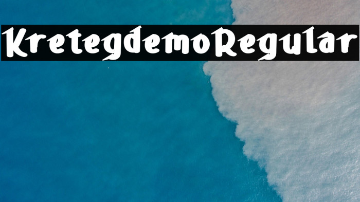 KretegdemoRegular Example 1