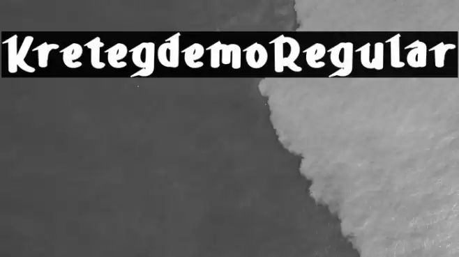 KretegdemoRegular Font examples