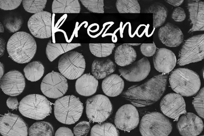 Krezna Font examples