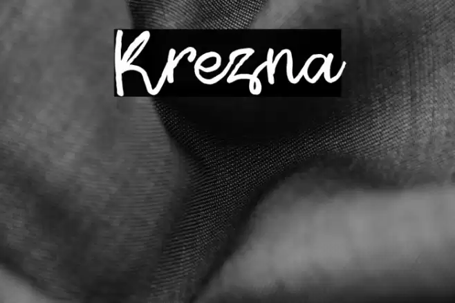 Krezna Font examples