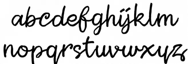 Krezna फ़ॉन्ट लोअरकेस