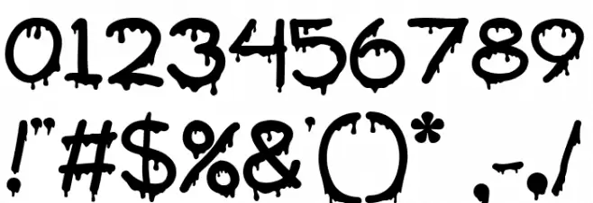 Kricky Font OTHER CHARS