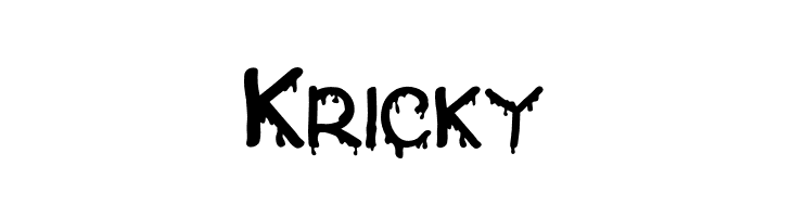 Kricky  Free Fonts Download