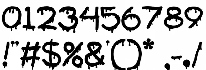 Kricky Font OTHER CHARS