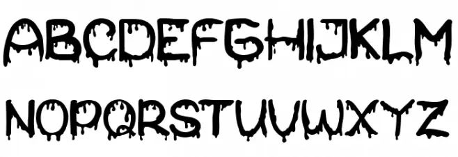 Kricky Font Litere mari