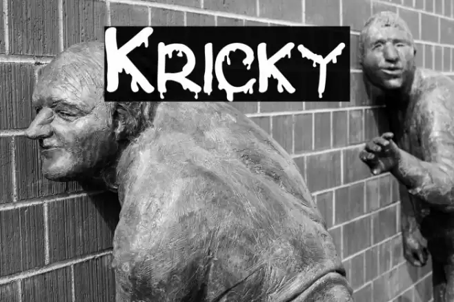 Kricky Font examples