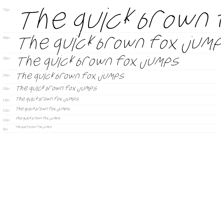 Krieg Font Oblique Waterfall