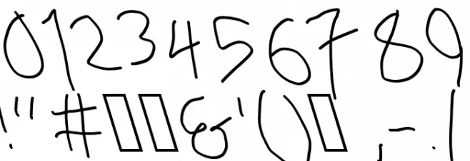 Krieg Font Opposite Oblique Font OTHER CHARS