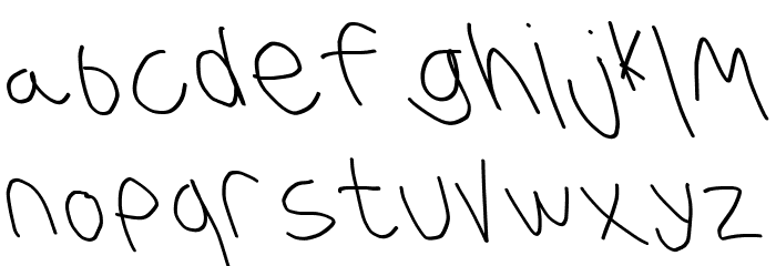 Krieg Font Opposite Oblique Font LOWERCASE