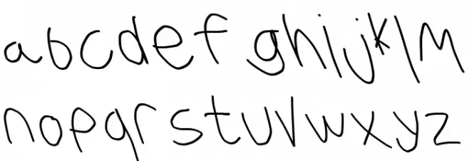 Krieg Font Opposite Oblique خط أحرف صغيرة