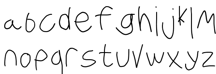 Krieg Font Font LOWERCASE