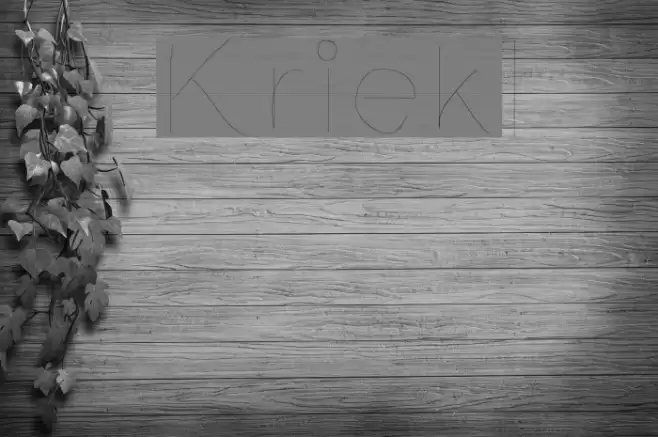 Kriekl Font examples