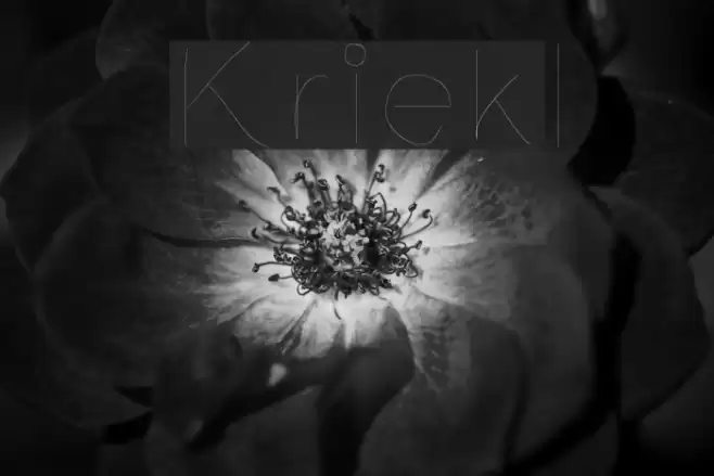 Kriekl Font examples