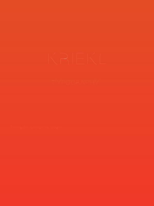 Kriekl Poster