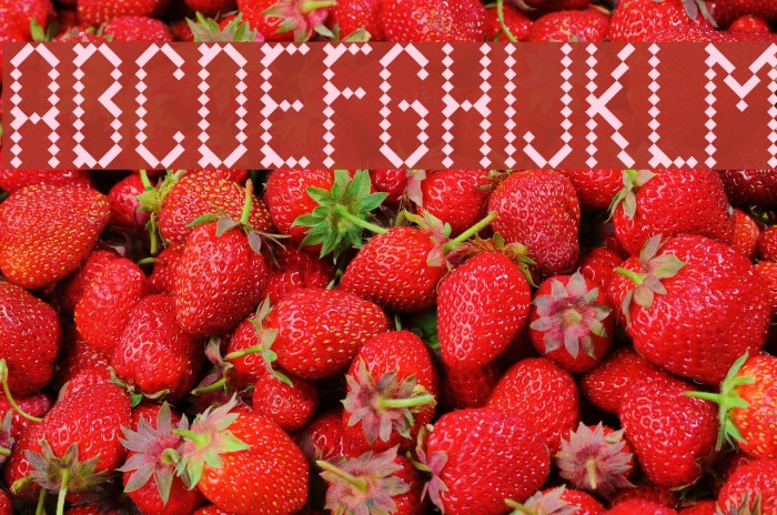 Krikstas Font examples