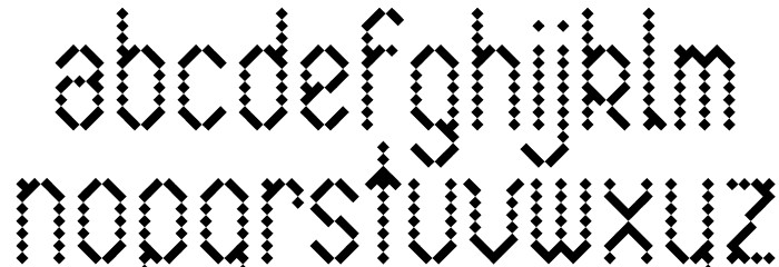 Krikstas Font LOWERCASE