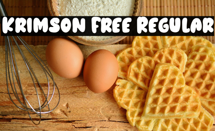 Krimson Free Regular Example 1