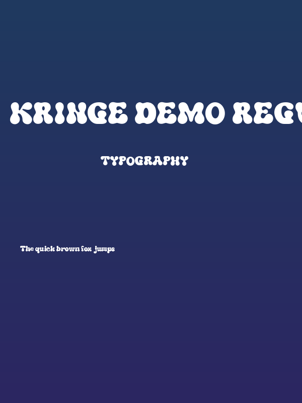 Kringe DEMO Regular Poster