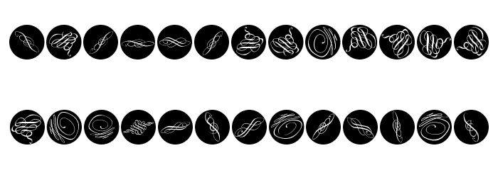 Kringel Font LOWERCASE