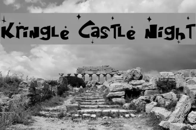Kringle Castle Night Font examples