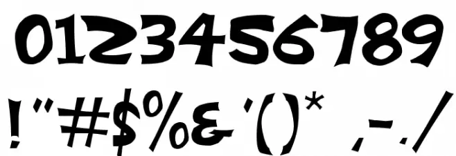 Kringle Castle フォント その他の文字