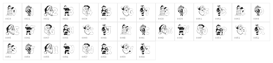 Kringle Kapers Character Map