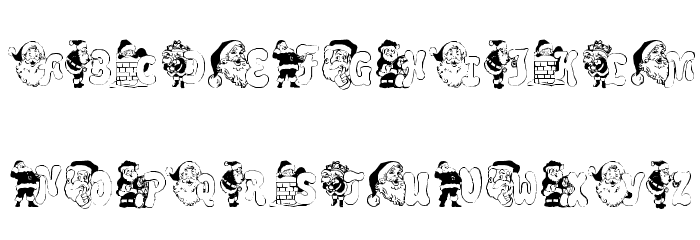 Kringle Kapers Font LOWERCASE