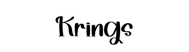 Krings  Frei Schriftart Herunterladen