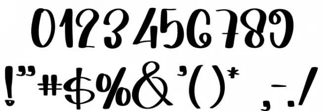 Krings Font OTHER CHARS