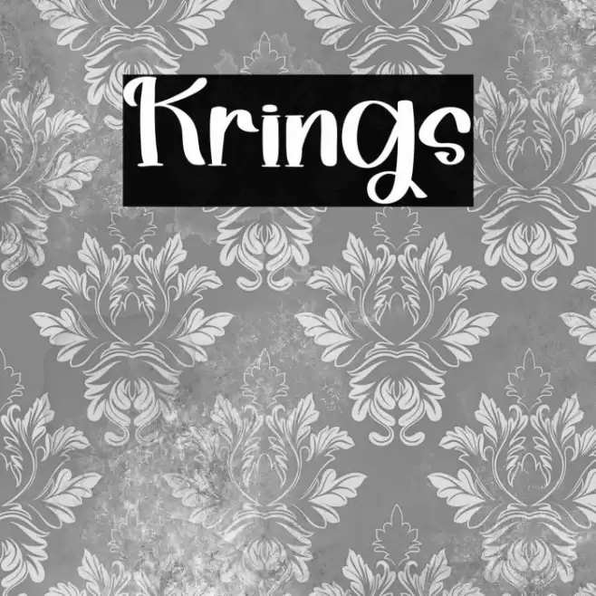 Krings Font examples