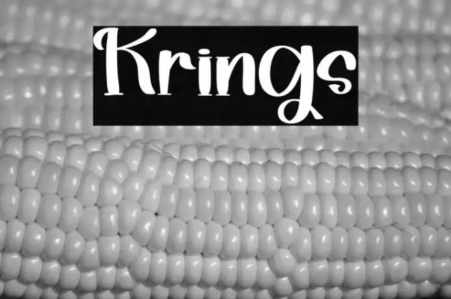 Krings Font examples